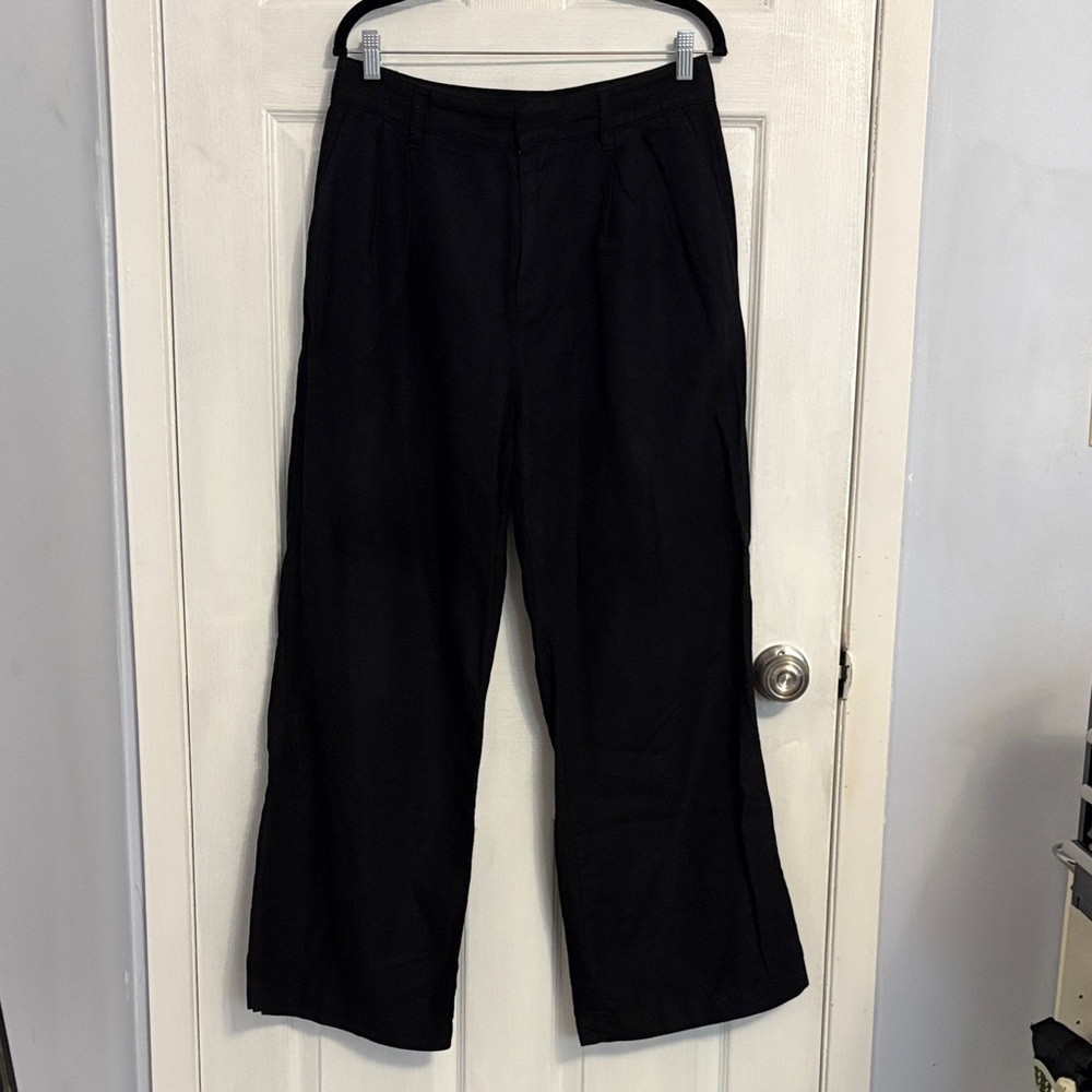 GAP women’s linen and cotton back linen and cotton trousers